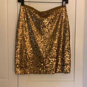 Gold Sequence Skirt